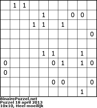 Binaire Puzzel