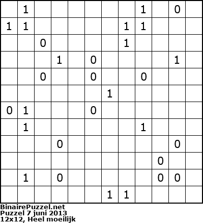 Binaire Puzzel