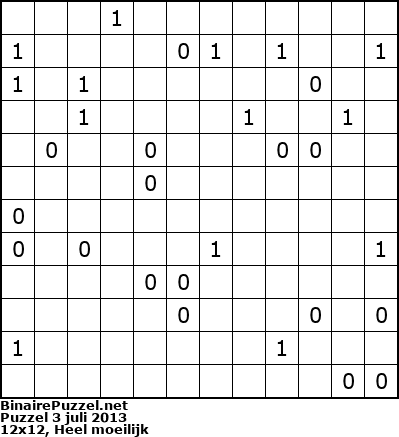 Binaire Puzzel