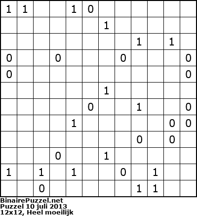 Binaire Puzzel