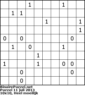 Binaire Puzzel