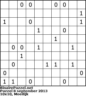 Binaire Puzzel