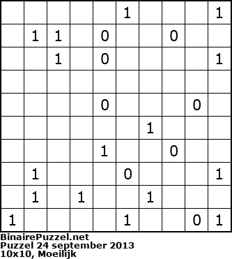Binaire Puzzel
