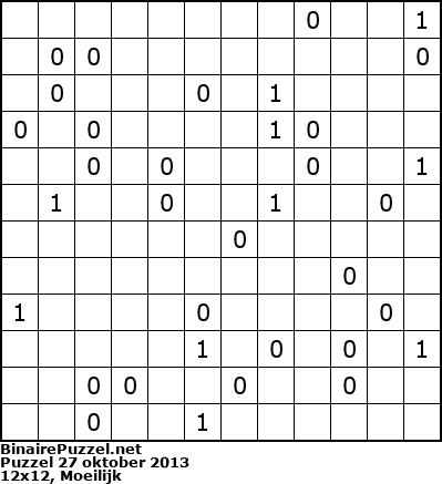 Binaire Puzzel