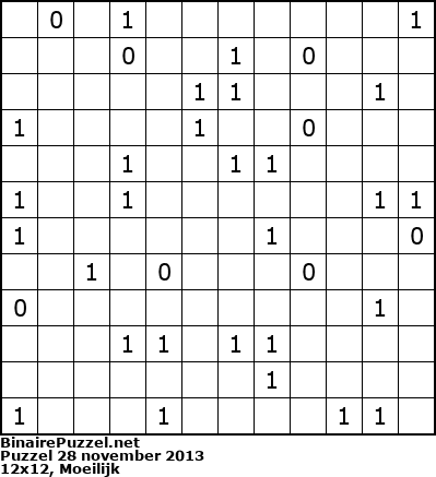 Binaire Puzzel