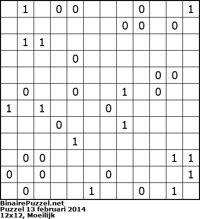 Binaire Puzzel