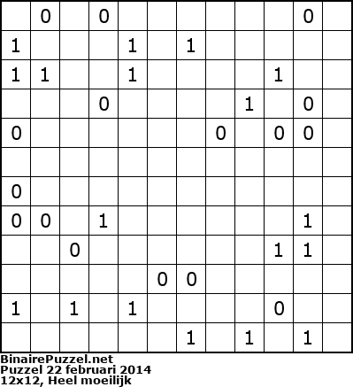 Binaire Puzzel