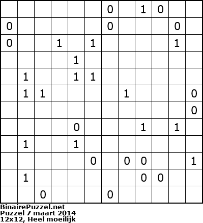 Binaire Puzzel