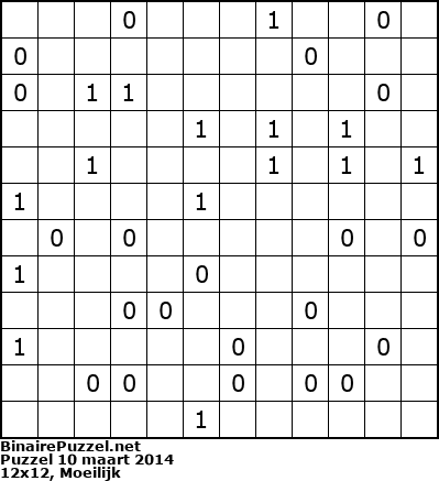 Binaire Puzzel