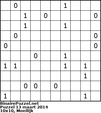 Binaire Puzzel