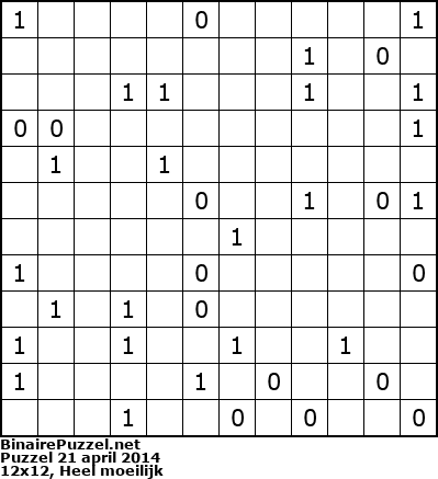 Binaire Puzzel