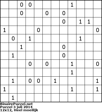 Binaire Puzzel