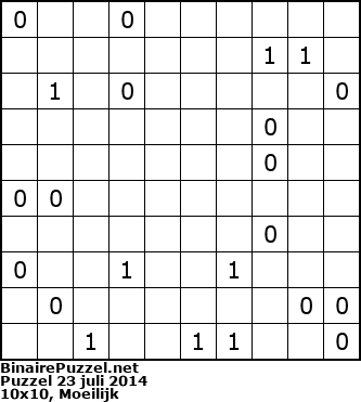 Binaire Puzzel