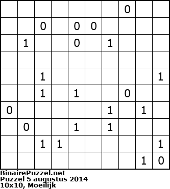 Binaire Puzzel