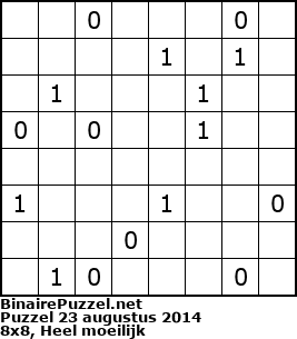 Binaire Puzzel