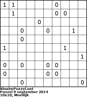 Binaire Puzzel