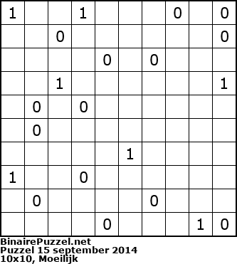 Binaire Puzzel