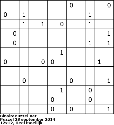 Binaire Puzzel