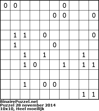 Binaire Puzzel