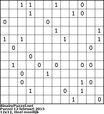 Binaire Puzzel
