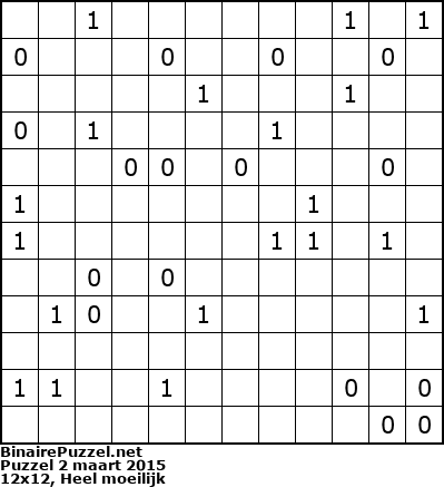 Binaire Puzzel