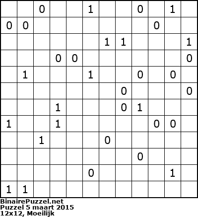 Binaire Puzzel