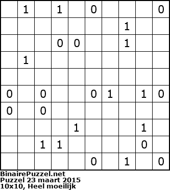 Binaire Puzzel