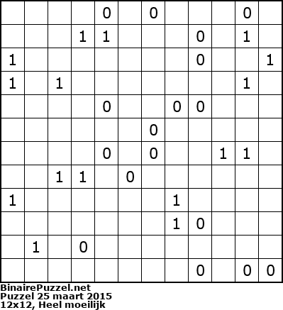 Binaire Puzzel