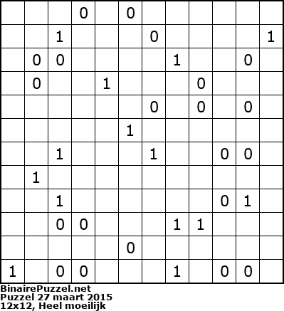 Binaire Puzzel