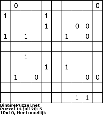 Binaire Puzzel