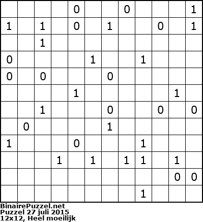 Binaire Puzzel