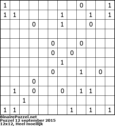 Binaire Puzzel