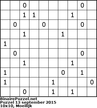 Binaire Puzzel