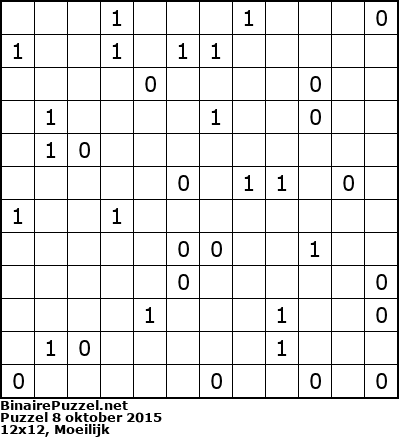 Binaire Puzzel