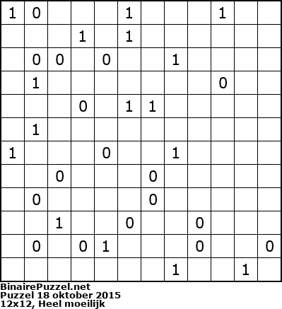 Binaire Puzzel