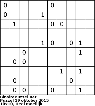 Binaire Puzzel