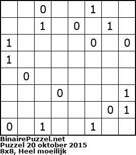 Binaire Puzzel