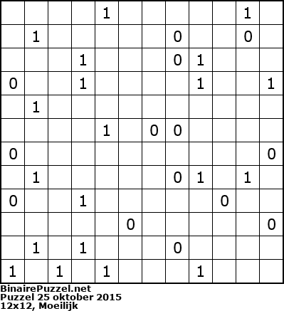 Binaire Puzzel
