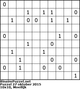 Binaire Puzzel