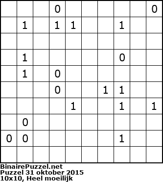 Binaire Puzzel