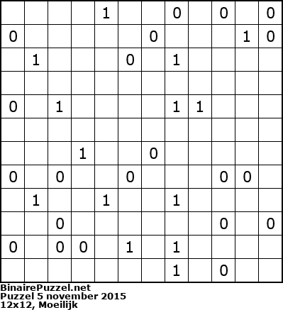 Binaire Puzzel