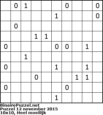 Binaire Puzzel