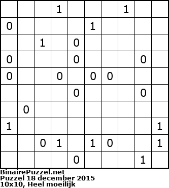Binaire Puzzel