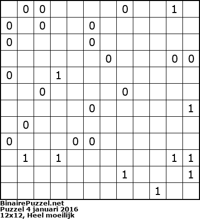 Binaire Puzzel