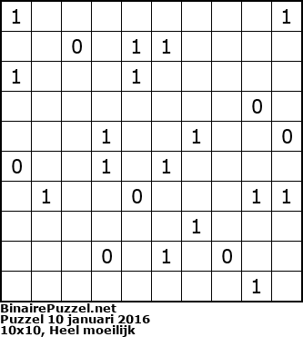 Binaire Puzzel