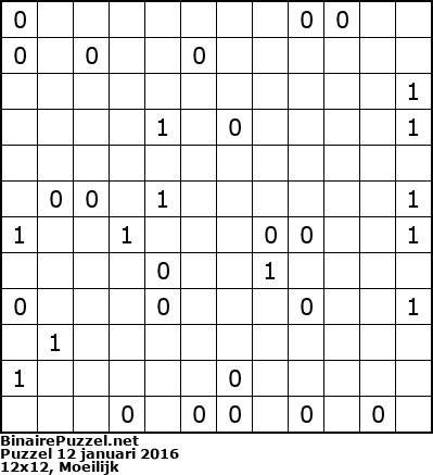 Binaire Puzzel