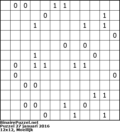 Binaire Puzzel