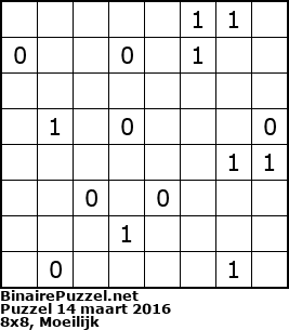 Binaire Puzzel
