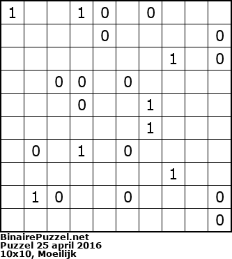 Binaire Puzzel