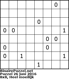Binaire Puzzel